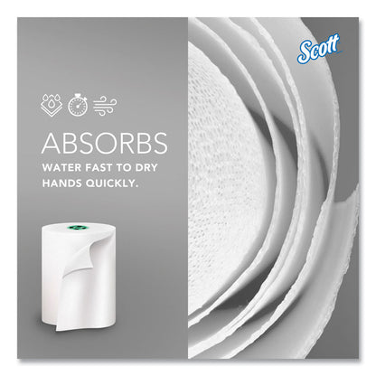 Pro Hard Roll Paper Towels with Absorbency Pockets for Scott Pro Dispenser, Green Core Only, 1-Ply, 7.5" x 900 ft,6 Rolls/CT
