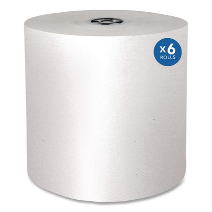Pro Hard Roll Paper Towels with Absorbency Pockets for Scott Pro Dispenser, Gray Core Only, 1-Ply, 7.5" x 900 ft, 6 Rolls/CT