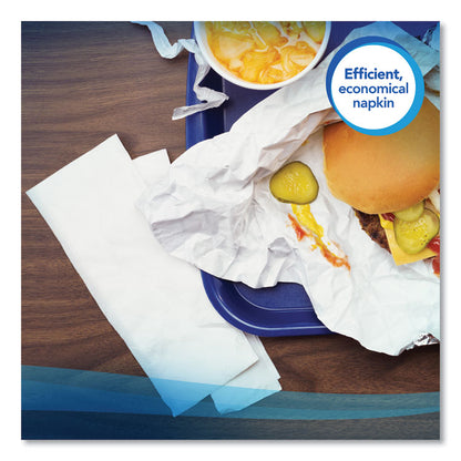 Full-Fold Dispenser Napkins, 1-Ply, 12 x 17, White, 400/Pack, 15 Packs/Carton