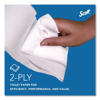 Essential JRT Jumbo Roll Bathroom Tissue, Septic Safe, 2-Ply, 3.55" x 1,000 ft, White, 12 Rolls/Carton