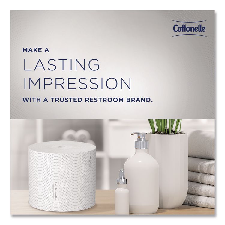 Clean Care Bathroom Tissue, Septic Safe, 2-Ply, White, 900 Sheets/Roll, 36 Rolls/Carton