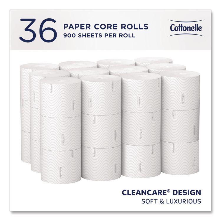 Clean Care Bathroom Tissue, Septic Safe, 2-Ply, White, 900 Sheets/Roll, 36 Rolls/Carton