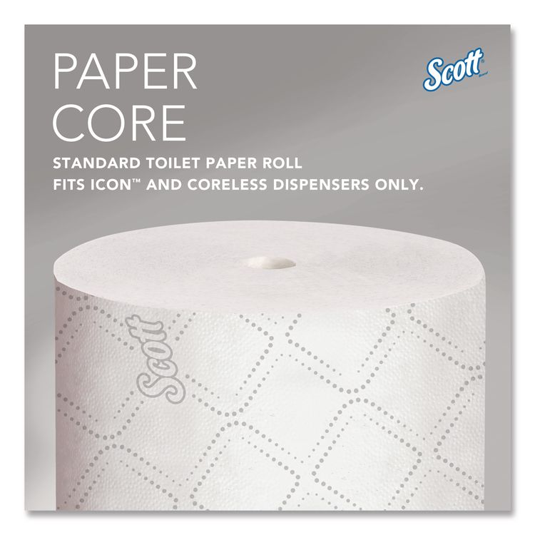 Pro Small Core High Capacity/SRB Bath Tissue, Septic Safe, 2-Ply, White, 1,100 Sheets/Roll, 36 Rolls/Carton