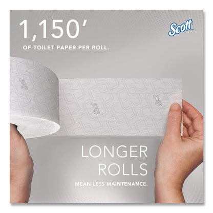 Essential Coreless JRT, Septic Safe, 2-Ply, 3.75" x 1,150 ft, White, 12 Rolls/Carton