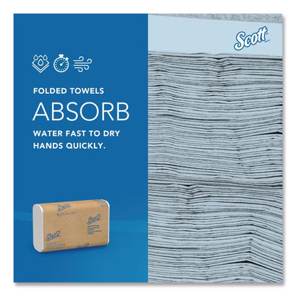 Essential Multi-Fold Towels, Standard Tier, Absorbency Pockets, 1-Ply, 9.2 x 9.4, White, 250/Pack, 16 Packs/Carton