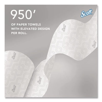 Essential High Capacity Hard Roll Towel, 1-Ply, 8" x 950 ft, White, 6 Rolls/Carton