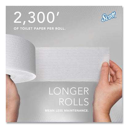 Essential Coreless JRT, Septic Safe, 1-Ply, 3.75" x 2,300 ft, White, 12 Rolls/Carton