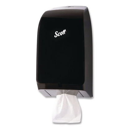 Hygienic Bathroom Tissue Dispenser, 7 x 5.73 x 13.34, Black