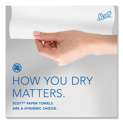 Pro Hard Roll Paper Towels with Absorbency Pockets for Scott Pro Dispenser, Blue Core Only, 1-Ply, 7.5" x 900 ft, 6 Rolls/CT