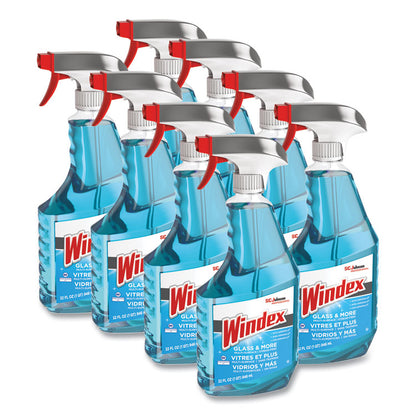 Ammonia-D Glass Cleaner, 32 oz Spray Bottle, 8/Carton