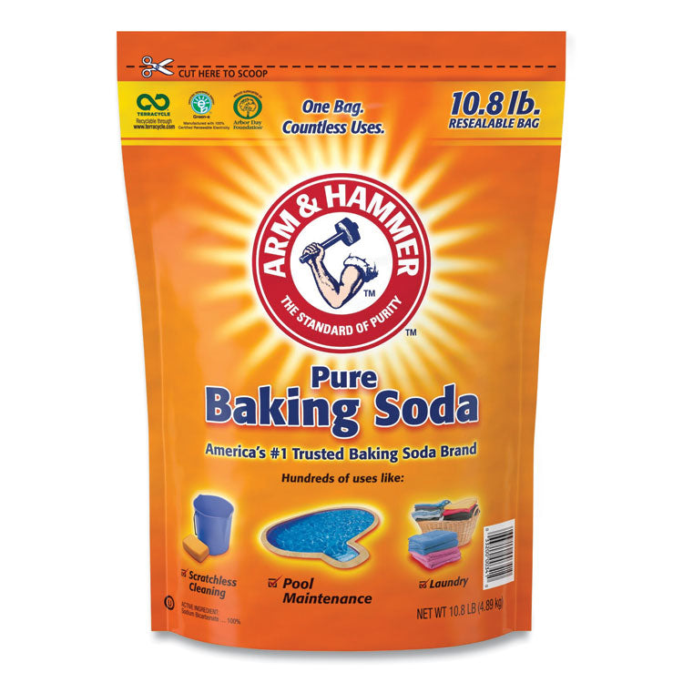 Baking Soda, 10.8 lbs Bag, 4/Carton