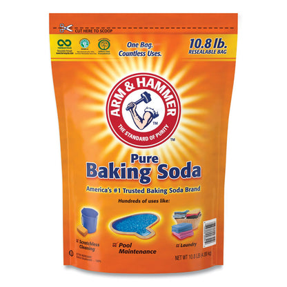 Baking Soda, 10.8 lbs Bag, 4/Carton