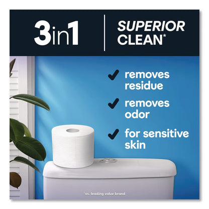 Ultra CleanCare Toilet Paper, Strong Tissue, Septic Safe, 1-Ply, White, 284 Sheets/Roll, 6 Rolls/Pack, 36 Rolls/Carton