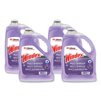 Non-Ammoniated Glass/Multi Surface Cleaner, 128 oz Bottle, 4/Carton
