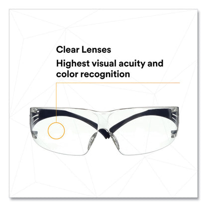 SecureFit 200 Protective Eyewear, Frameless, Clear Single Lens