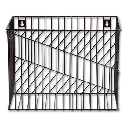 Vena Hanging File Basket, Letter Size, 6.85" Long, Black