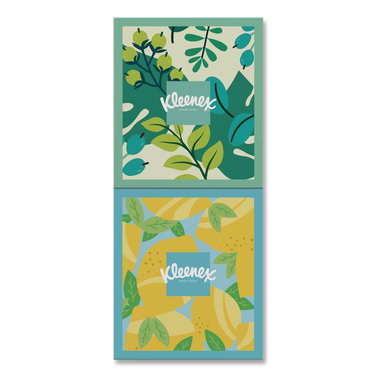 Soothing Lotion Facial Tissue, 3-Ply, White, 60 Sheets/Box, 4 Boxes/Pack, 8 Packs/Carton