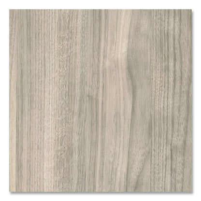 10500 Series Full-Height Left Pedestal Credenza, 72w x 24w x 29.5h, Kingswood Walnut