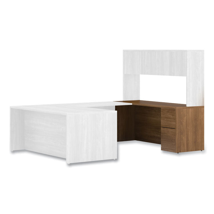 10500 Series Full-Height Right Pedestal Credenza, 72w x 24w x 29.5h, Pinnacle