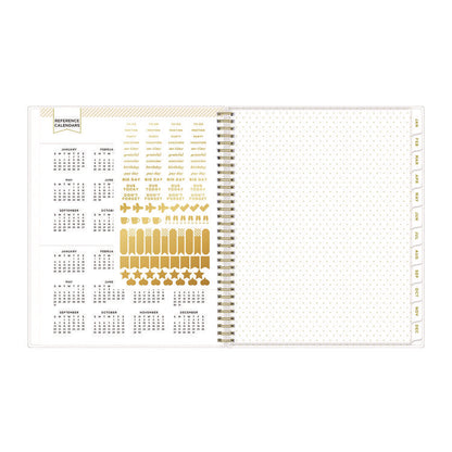 Day Designer Secret Garden Mint Frosted Weekly/Monthly Planner, Floral Artwork, 11 x 8.5, 12-Month (Jan to Dec): 2026
