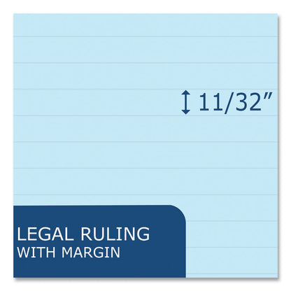 EnviroShades Legal Notepads, Wide/Legal Rule, (50) Blue 8.5 x 11 Sheets, 36/Carton