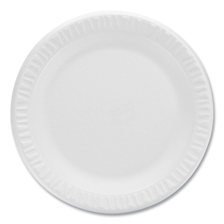 Concorde Non-Laminated Foam Plates, 9" dia, White, 125/Pack