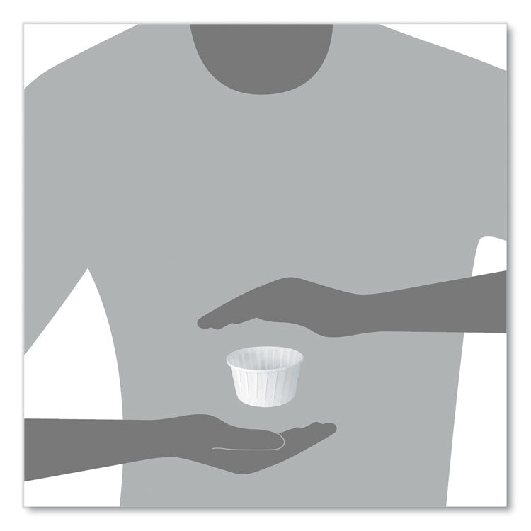 Paper Portion Cups, ProPlanet Seal, 5.5 oz, White, 250/Bag, 20 Bags/Carton