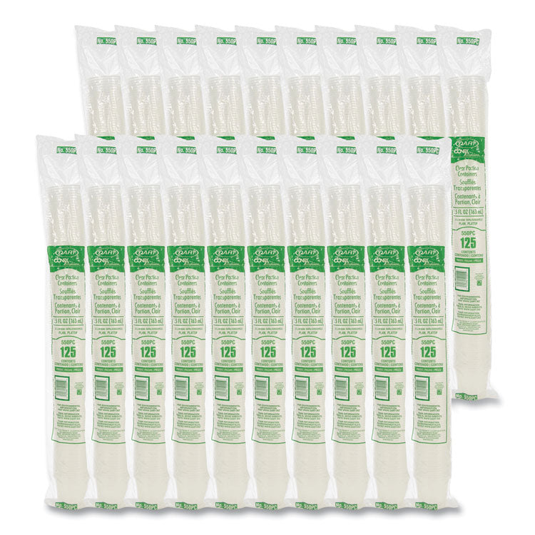 Conex Complements Portion/Medicine Cups, 5.5 oz, Plastic, Translucent, 125/Bag, 20 Bags/Carton