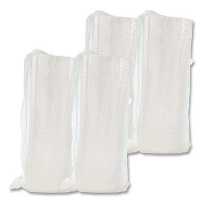 Dome Covers for Dinnerware, Clear, Plastic, 125/Bag, 4 Bags/Carton