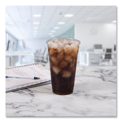 Ultra Clear PETE Cold Cups, 24 oz, Plastic, Clear, 50/Sleeve, 12 Sleeves/Carton