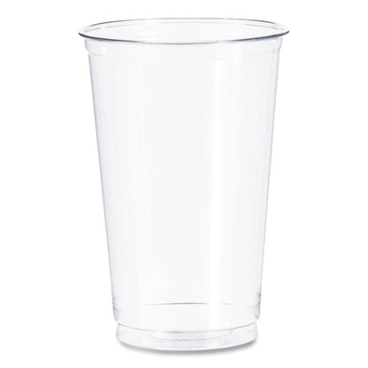 Ultra Clear PETE Cold Cups, 20 oz, Plastic, Clear, 50/Sleeve, 20 Sleeves/Carton