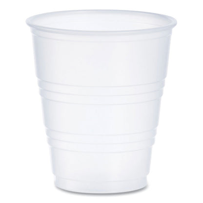 High-Impact Polystyrene Cold Cups, 5 oz, Plastic, Translucent, 100/Pack