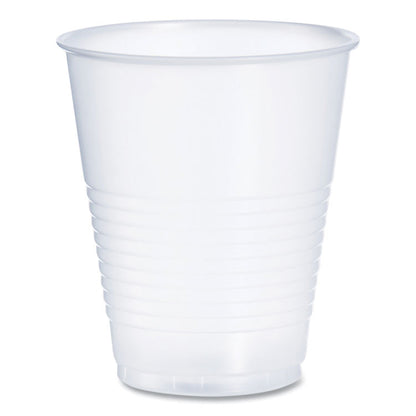High-Impact Polystyrene Squat Cold Cups, 12 oz, Plastic, Translucent, 50/Sleeve, 20 Sleeves/Carton