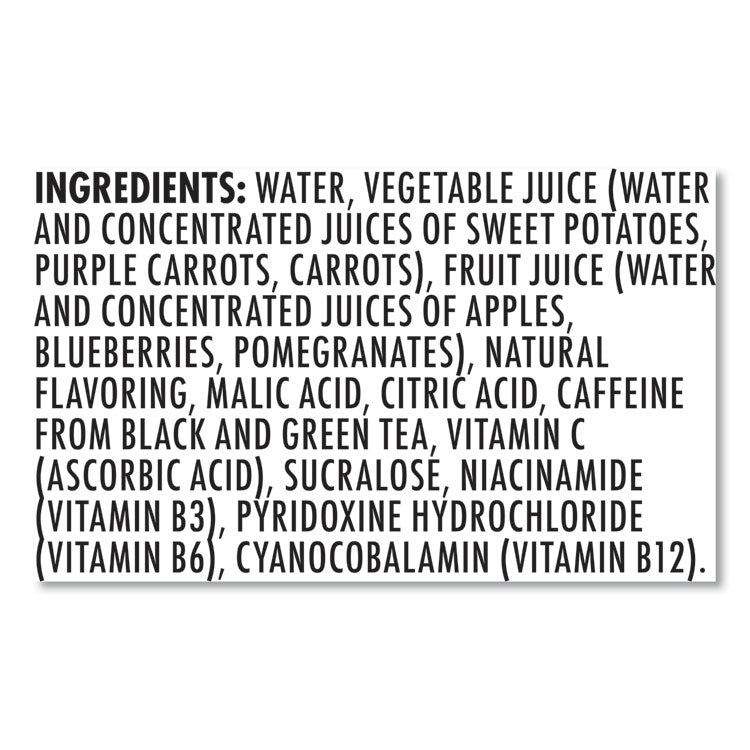 V8 Plus ENERGY, Pomegranate Blueberry, 8 oz Can, 24/Carton