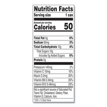 V8 Plus ENERGY, Pomegranate Blueberry, 8 oz Can, 24/Carton
