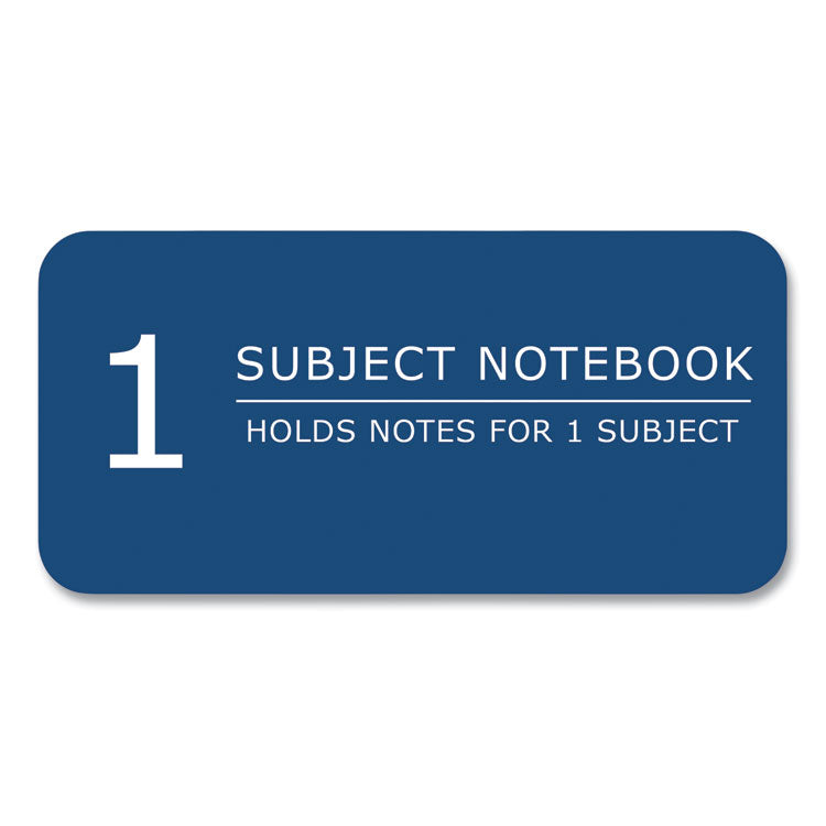 Subject Wirebound Promo Notebook, 1-Subject, Quad Rule (4 sq/in), Assorted Cover Colors, (100) 10.5 x 8 Sheets, 24/Carton