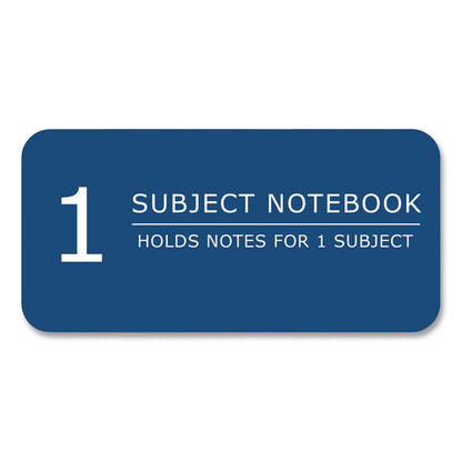 Subject Wirebound Promo Notebook, 1-Subject, Quad Rule (4 sq/in), Assorted Cover Colors, (100) 10.5 x 8 Sheets, 24/Carton