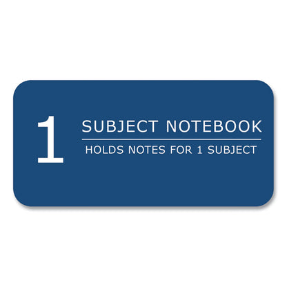 Subject Wirebound Promo Notebook, 1-Subject, Medium/College Rule, Assorted Cover Colors, (70) 10.5" x 8" Sheets, 24/Carton
