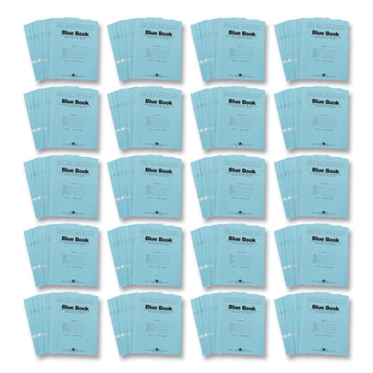 Examination Blue Book, Wide/Legal Rule, Blue Cover, (6) 8.5 x 7 Sheets, 1,000/Carton