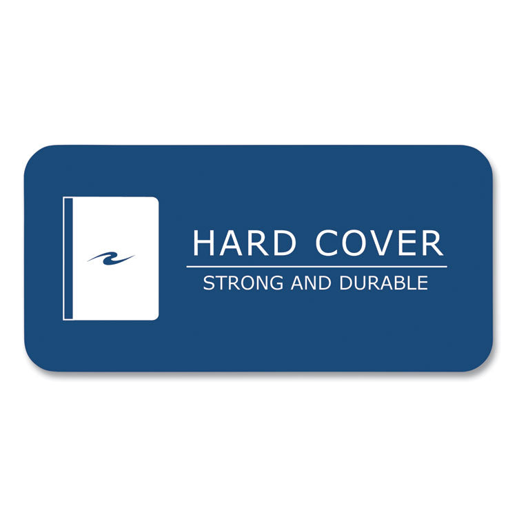 Hardcover Marble Composition Book, Unruled, Black Marble Cover, (50) 9.75 x 7.5 Sheets, 48/Carton