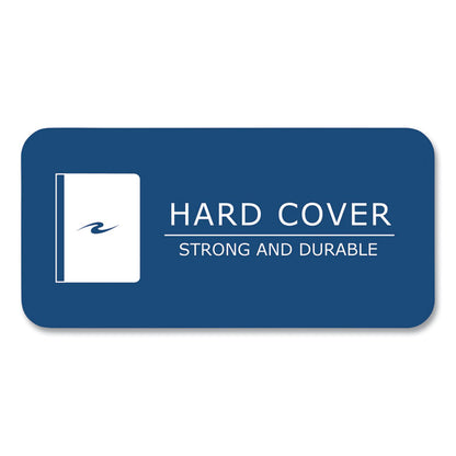 Hardcover Marble Composition Book, Unruled, Black Marble Cover, (50) 9.75 x 7.5 Sheets, 48/Carton