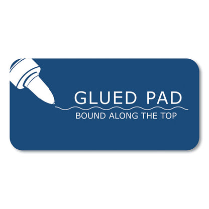 Gummed Pad, Quadrille Rule (5 sq/in), (50) White 8.5 x 11 Sheets, 72/Carton
