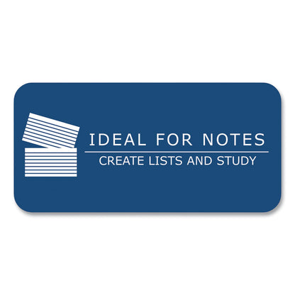 White Index Cards, Narrow Ruled, 3 x 5, White, 100 Cards/Pack, 36/Carton