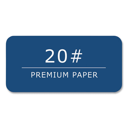 Spring Signature Composition Notebook, Medium/College Rule, Black Marble Cover, (70) 9.75 x 7.5 Sheets, 24/Carton