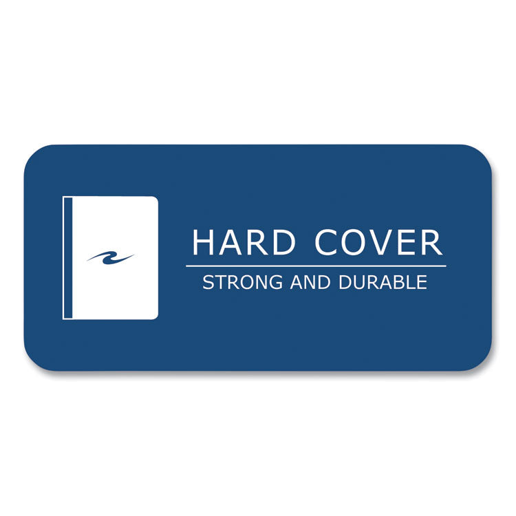 Hardcover Marble Composition Book, Quadrille Rule (5 sq/in), Black Marble Cover, (80) 10.25 x 7.88 Sheets, 24/Carton