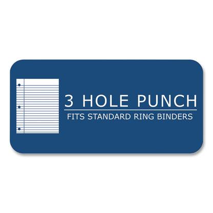 Engineer Filler Paper, 3-Hole, Frame Format/Quad Rule (5 sq/in, 1 sq/in) 500 Sheets/Pack, 5/Carton