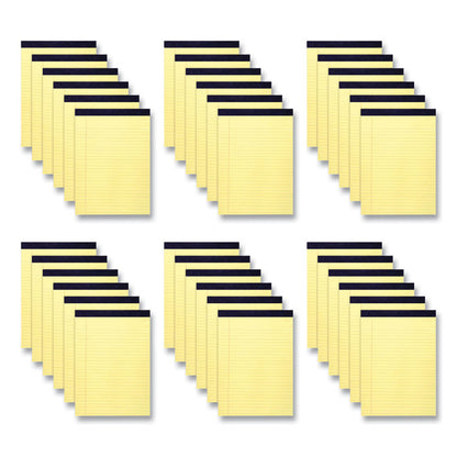 Legal Pad, Wide/Legal Rule, (50) Canary Yellow 8.5 x 11 Sheets, 36/Carton