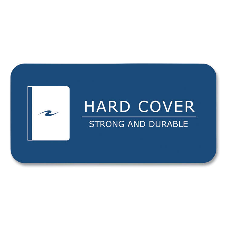 Hardcover Marble Composition Book, Medium/College Rule, Black Marble Cover, (80) 9.75 x 7.5 Sheets, 48/Carton
