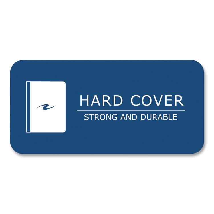 Hardcover Marble Composition Book, Unruled, Blue Marble Cover, (100) 9.75 x 7.5 Sheets, 24/Carton