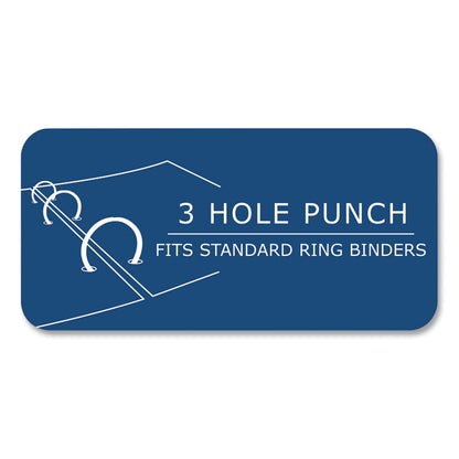 Filler Paper, 3-Hole, 8.5 x 11, College Rule, 170 Sheets/Pack, 12 Packs/Carton